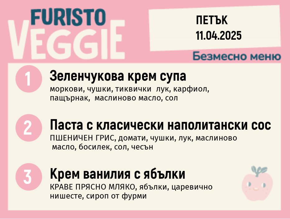 Меню 11.04  безмесно 200гр.