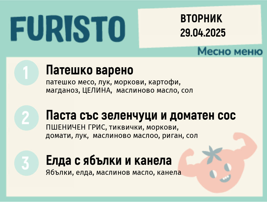 Меню 29.04 месно 200гр.