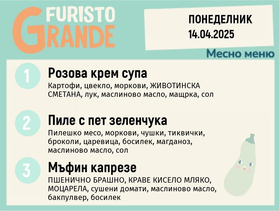 Меню 14.04 месно 300гр.