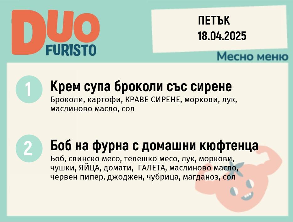 Меню 18.04 DUO 200гр.