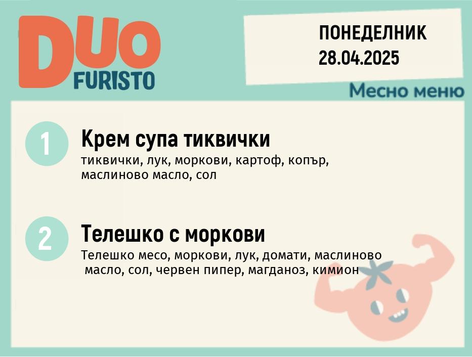 Меню 28.04 DUO 200гр.