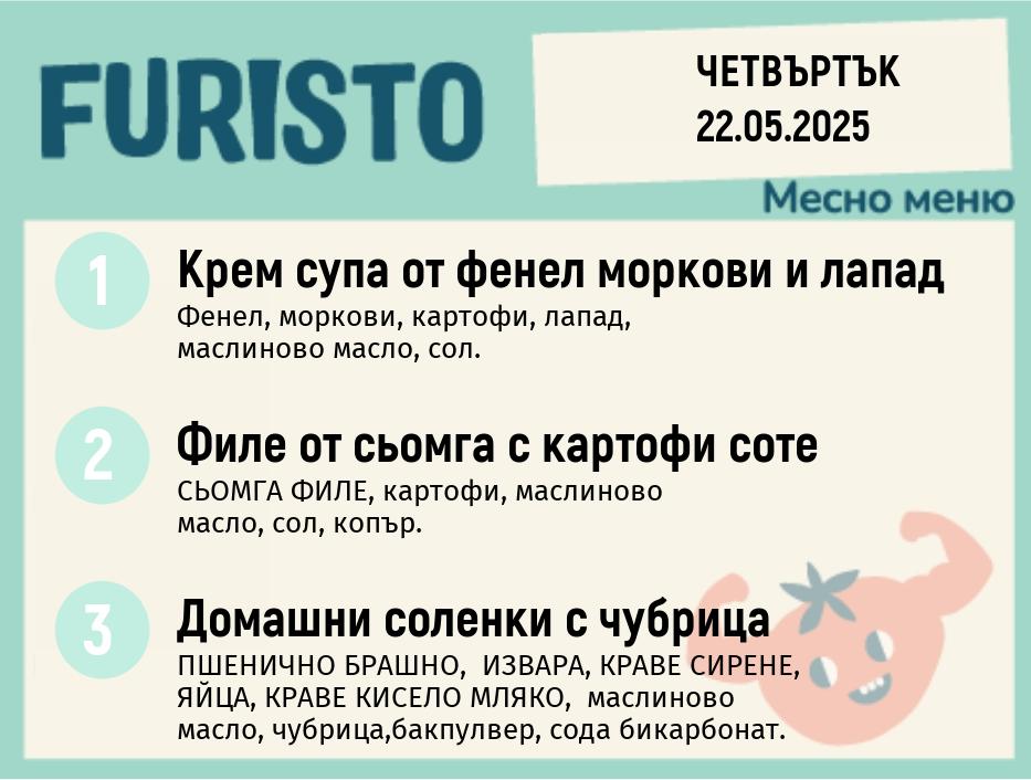 Меню 22.05 месно 200гр.