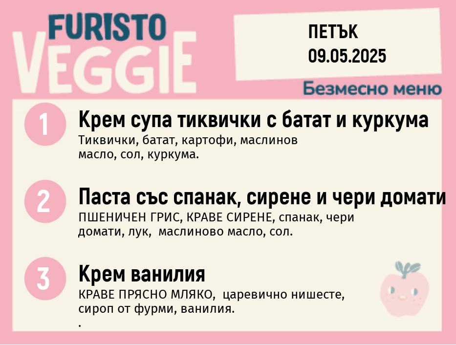 Меню 09.05 безмесно 200гр.