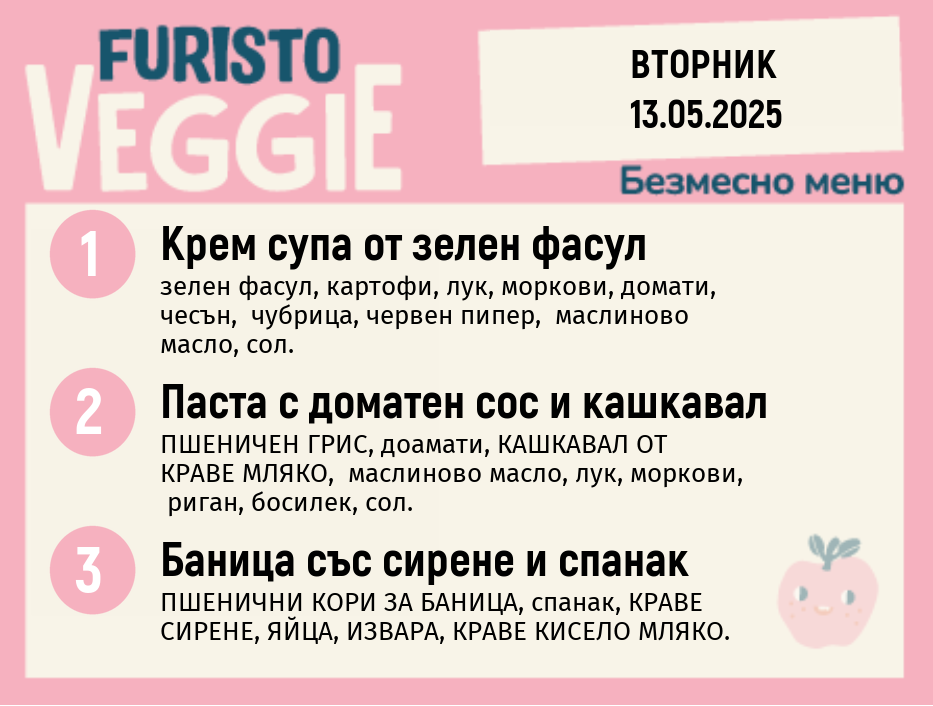 Меню 13.05 безмесно 200гр. 