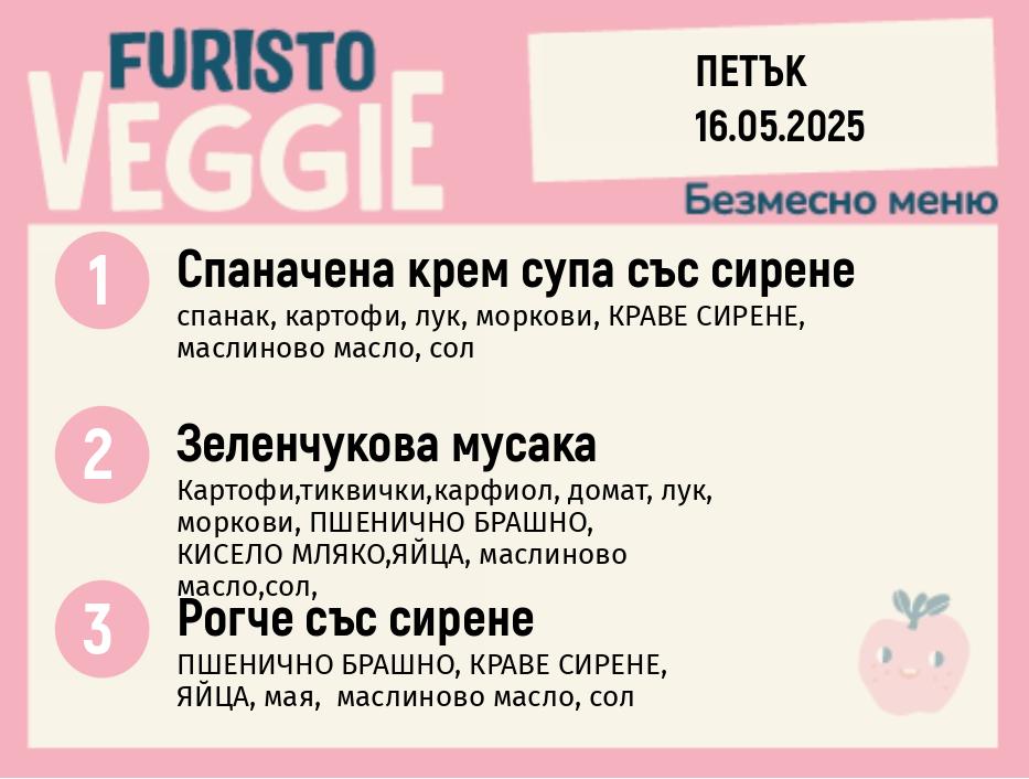 Меню 16.05 безмесно 200гр. 