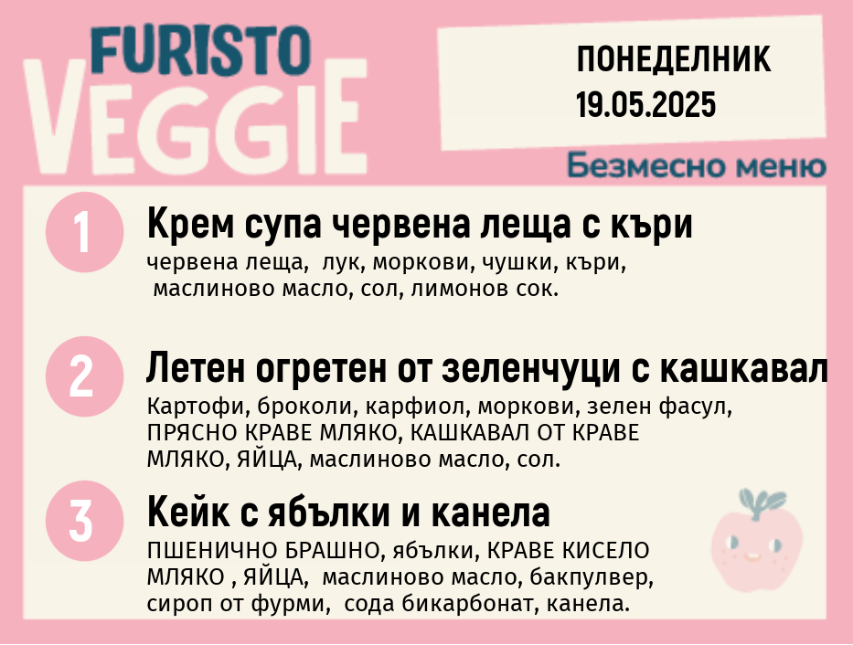 Меню 19.05 безмесно 200гр. 