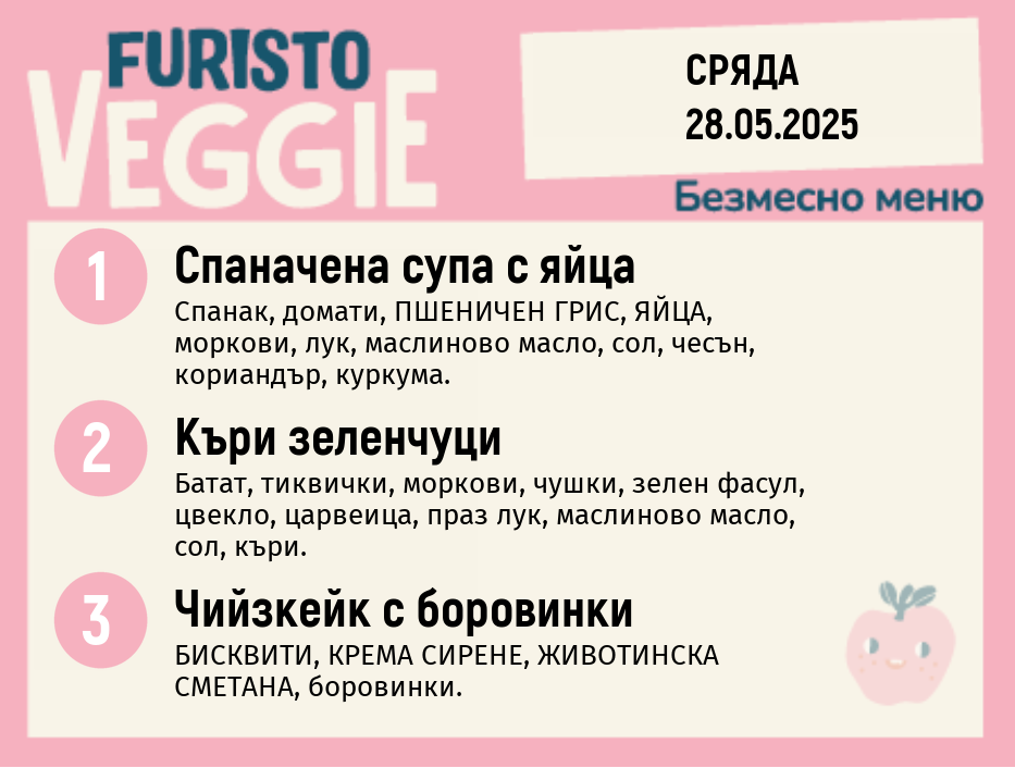 Меню 28.05 безмесно 200гр. 