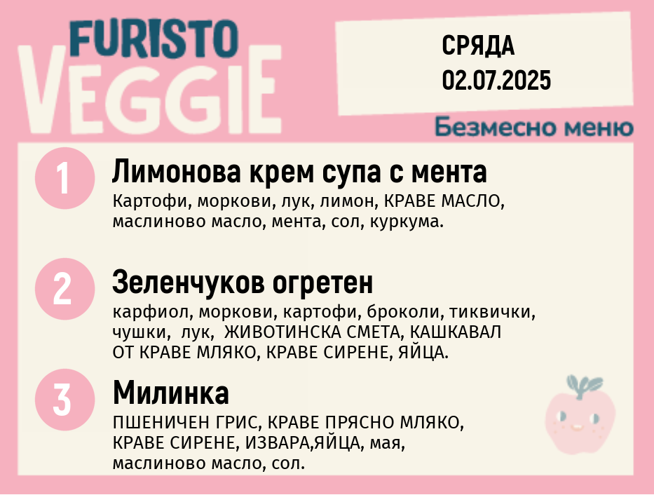 Меню 02.07 безмесно 200гр.