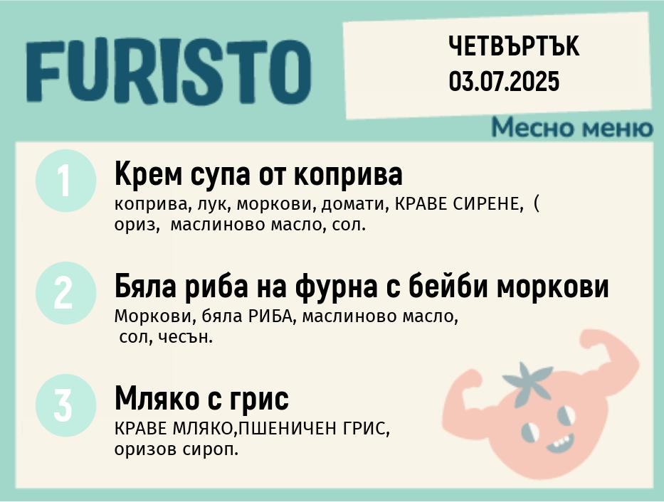 Меню 03.07 месно 200гр.