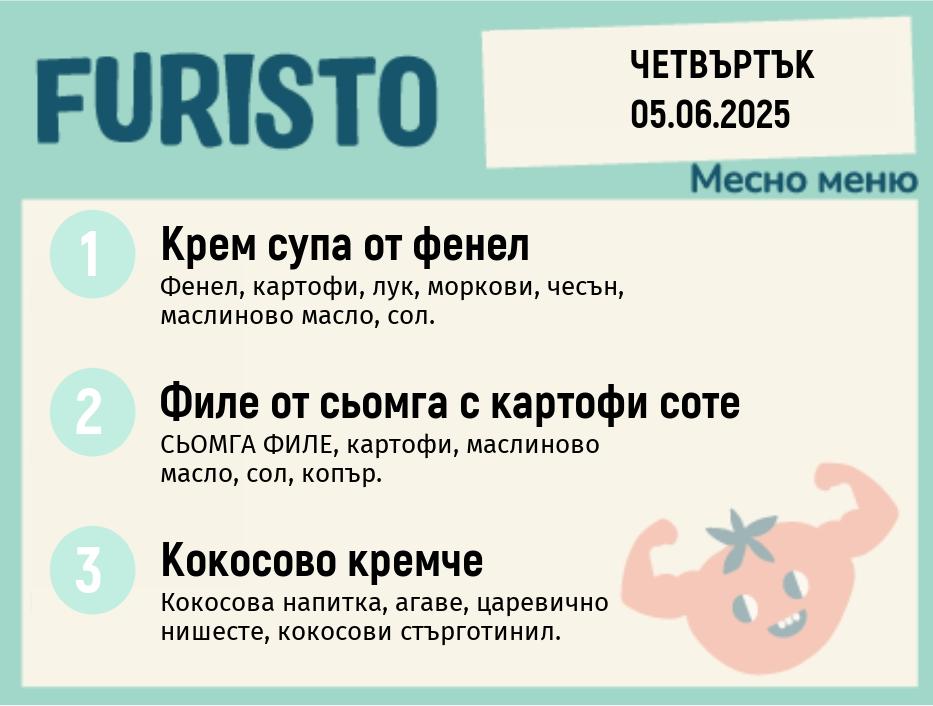 Меню 05.06 месно 200гр.