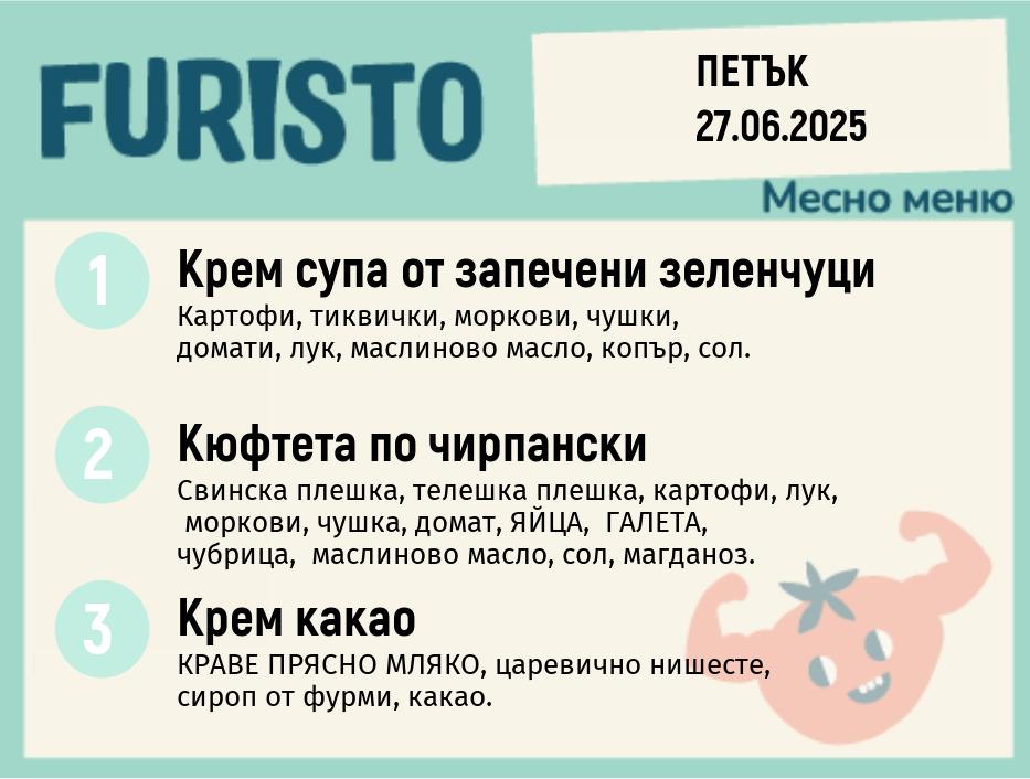 Меню 27.06 месно 200гр.