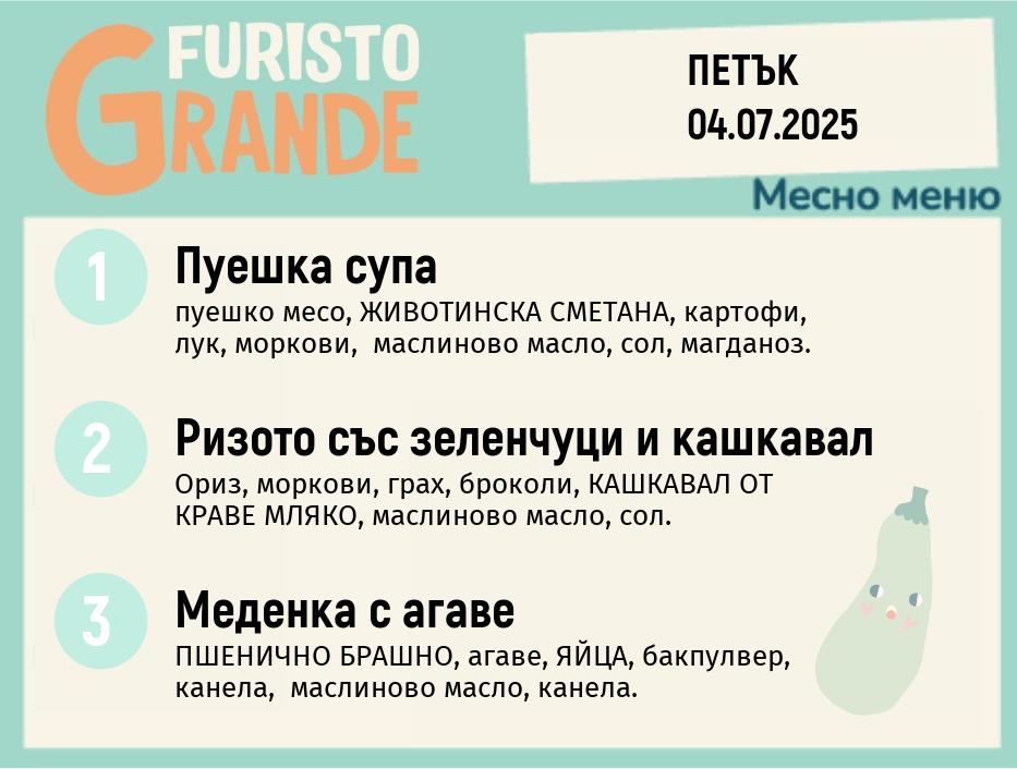 Меню 04.07 месно 300гр.