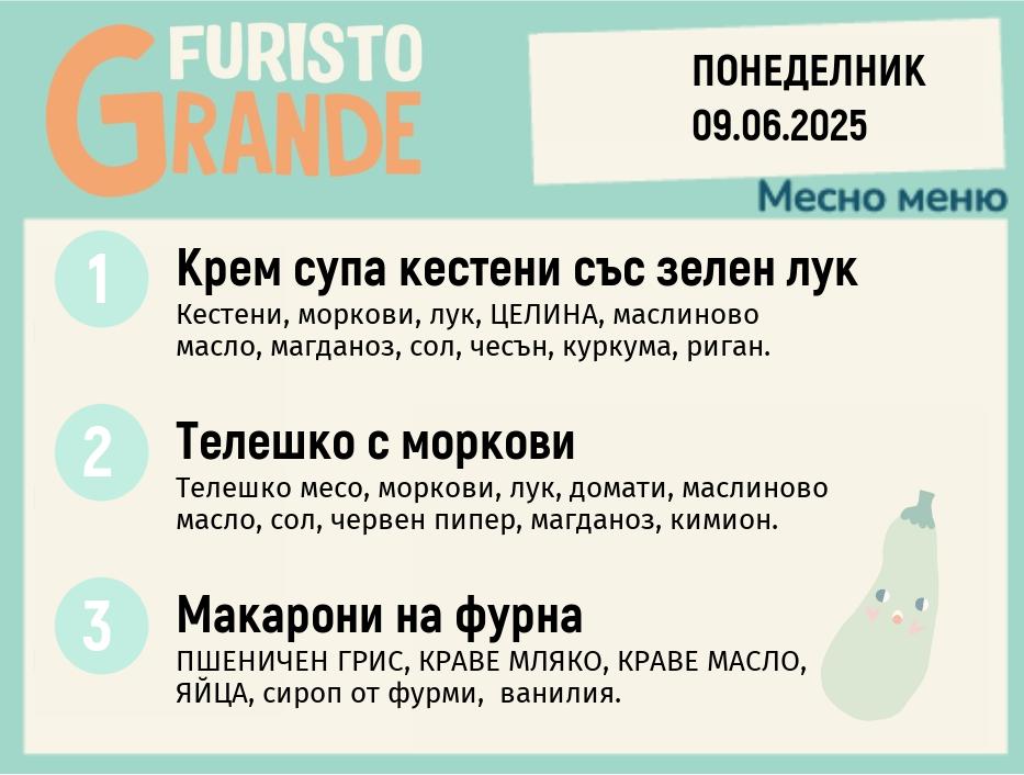 Меню 09.06 месно 300гр. 