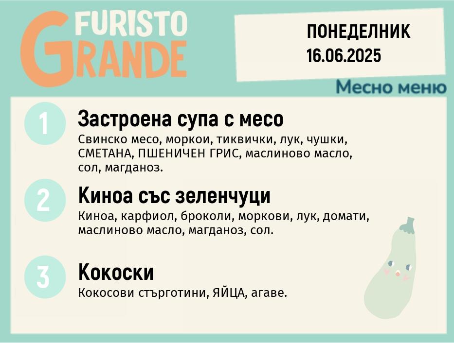 Меню 16.06 месно 300гр.