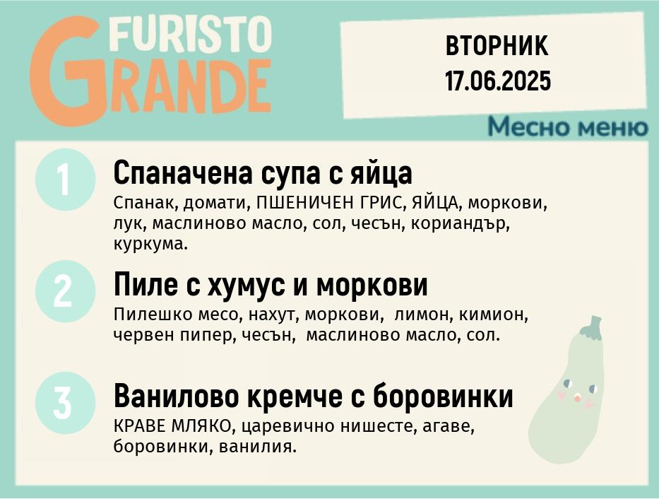 Меню 17.06 месно 300гр.