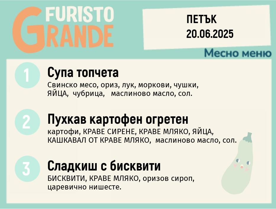 Меню 20.06 месно 300гр.