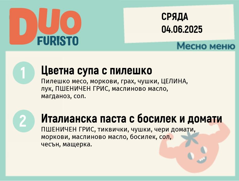 Меню 04.06 DUO 200гр.
