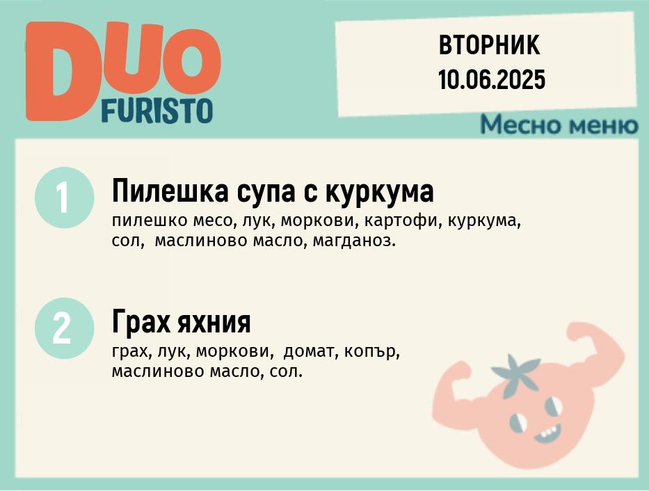 Меню 10.06  DUO 200гр.