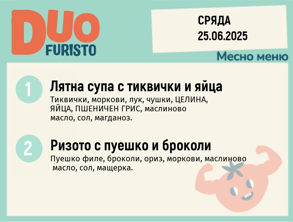 Меню 25.06  DUO 200гр.