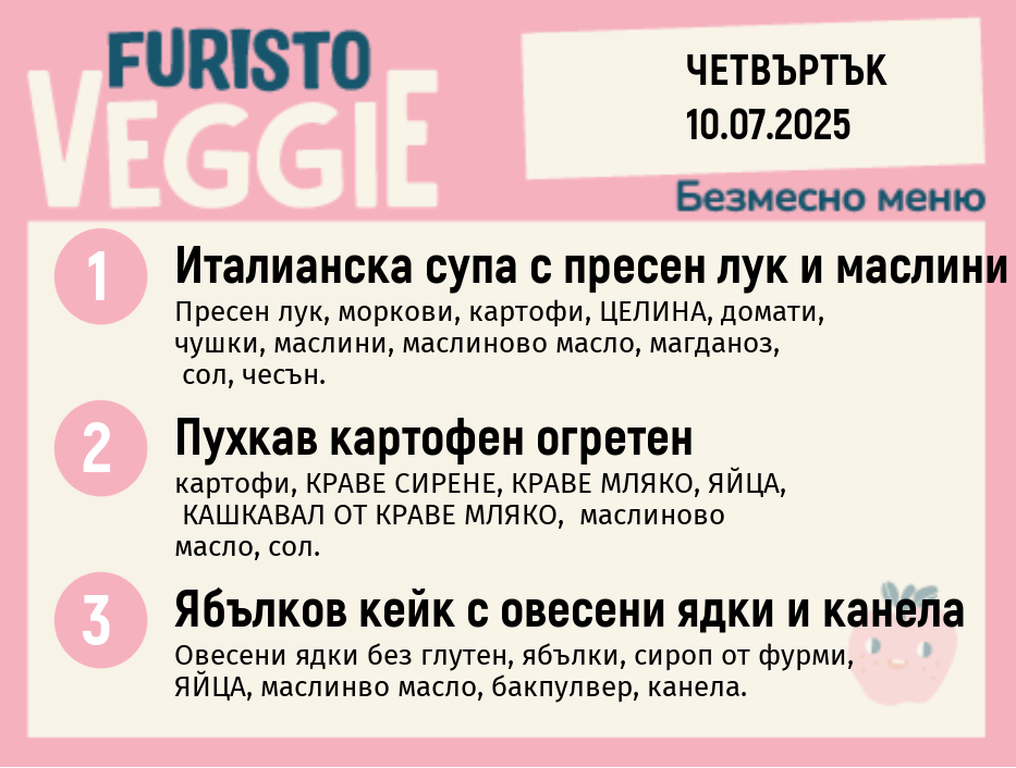 Меню 10.07 безмесно 200гр.