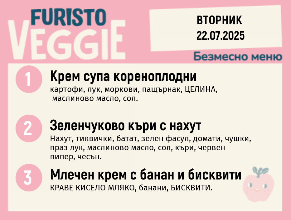 Меню 22.07 безмесно 200гр. 