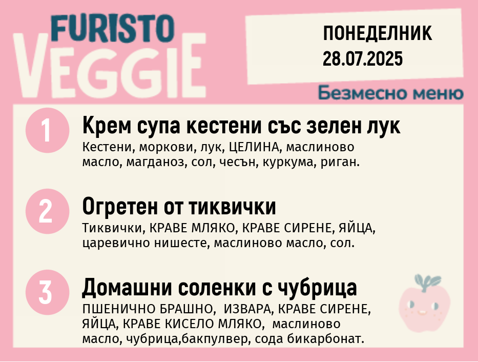 Меню 28.07 безмесно 200гр.