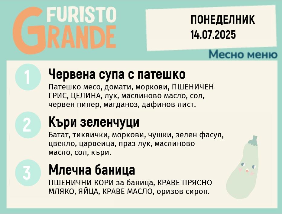 Меню 14.07 месно 300гр.