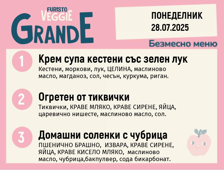 Меню 28.07 безмесно 300гр.