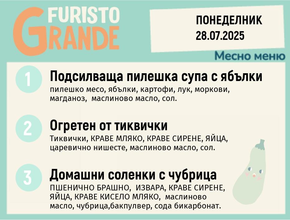 Меню 28.07 месно 300гр.