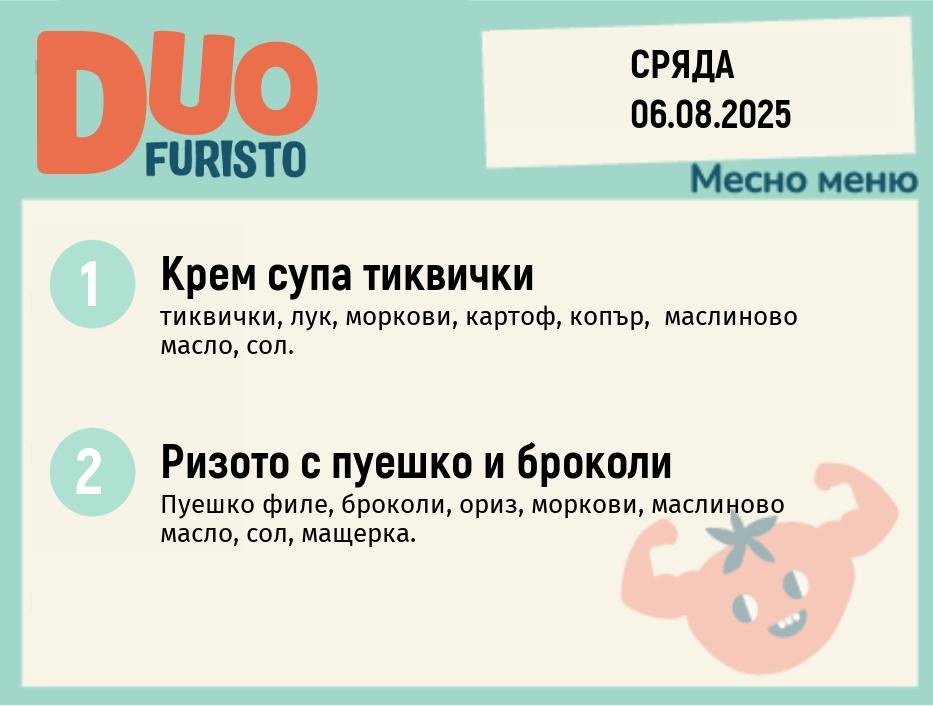 Меню 06.08 DUO 200гр.