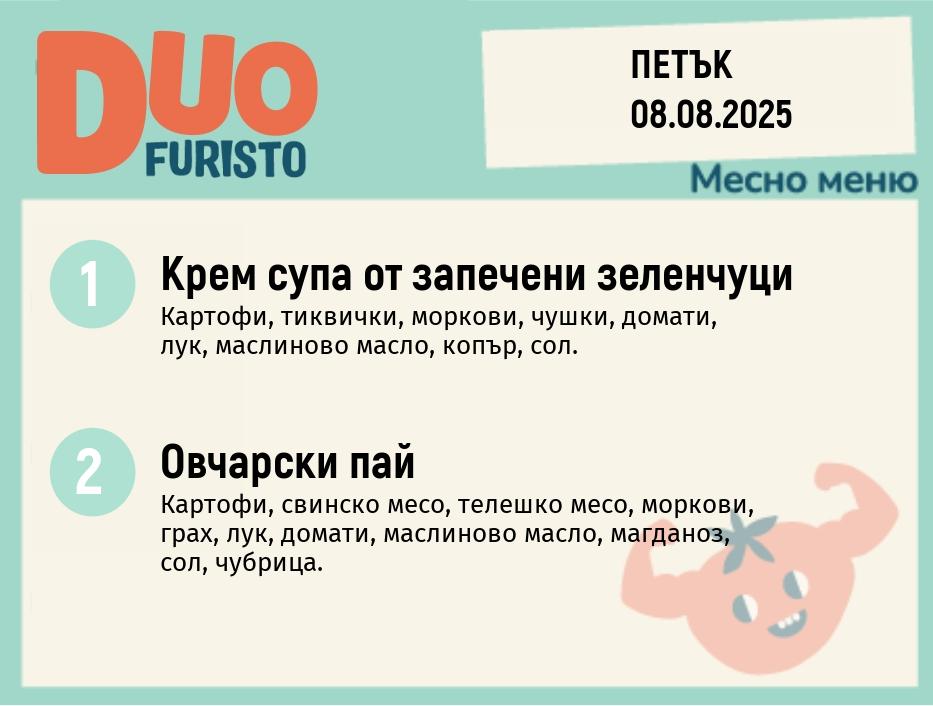 Меню 08.08 DUO 200гр.