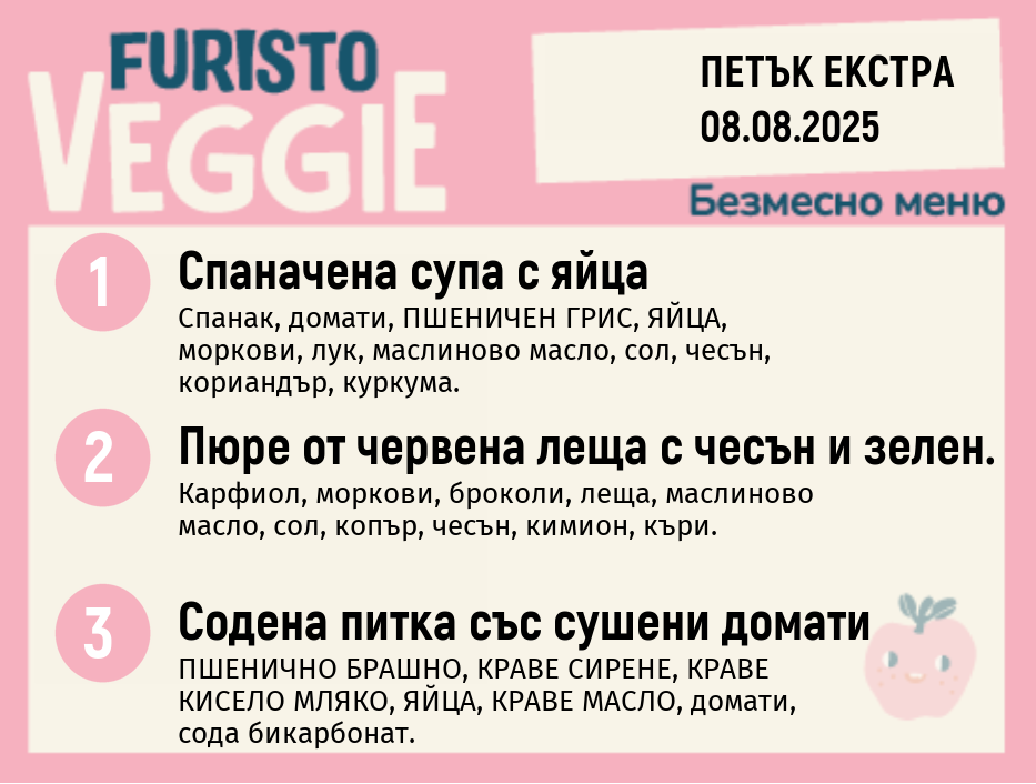 Меню 08.08 Екстра безмесно 200гр.