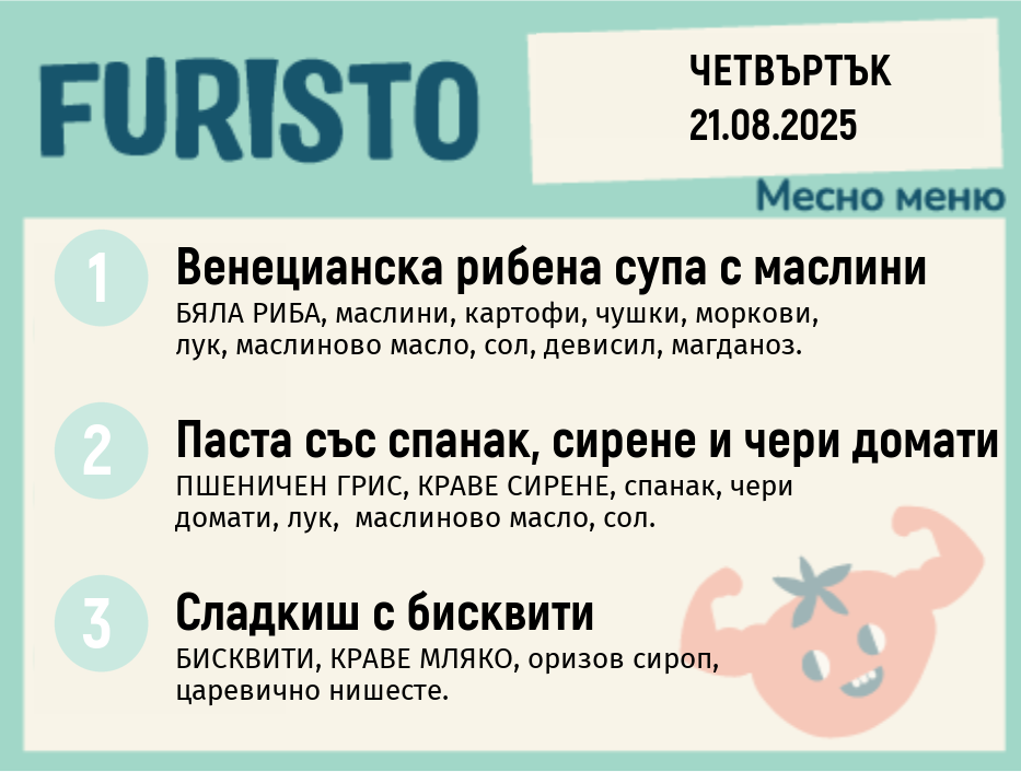 Меню 21.08 месно 200гр. 