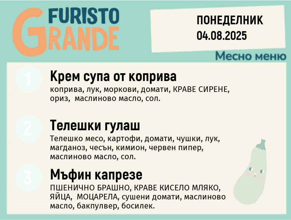 Меню 04.08 месно 300гр. 