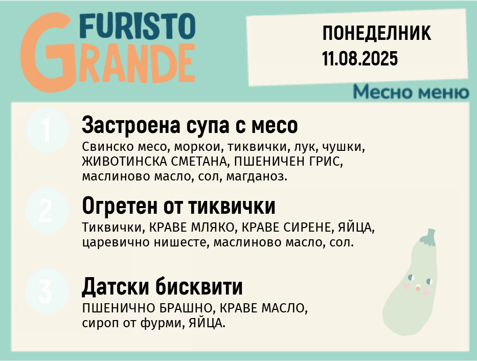 Меню 11.08 месно 300гр.