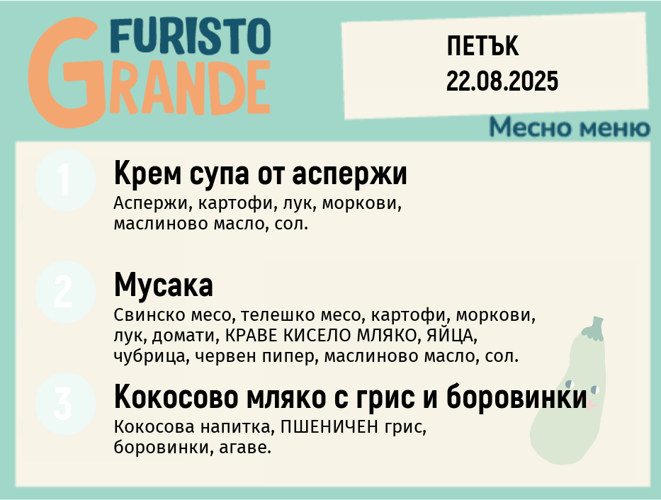 Меню 22.08 месно 300гр. 