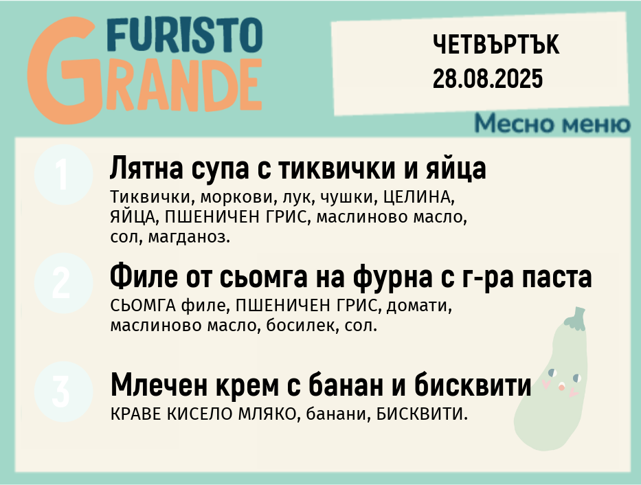 Меню 28.08 месно 300гр. 