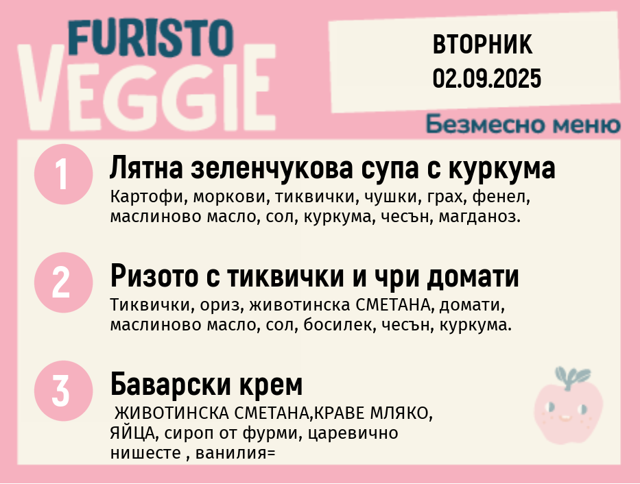 Меню 02.09 безмесно 200гр.