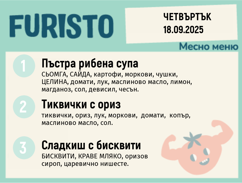 Меню 18.09 месно 200гр. 