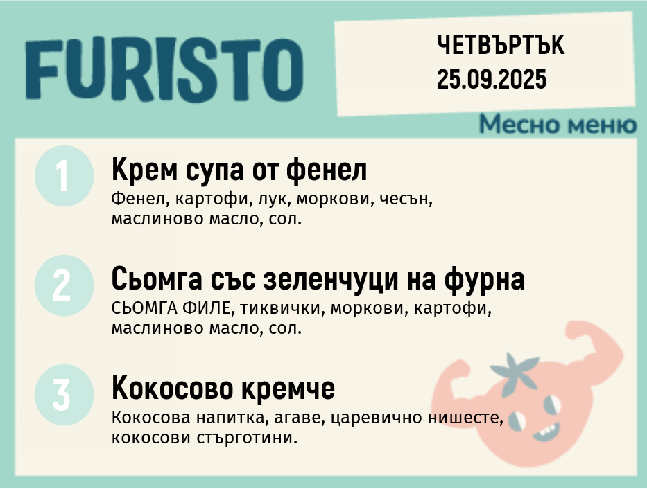 Меню 25.09 месно 200гр.