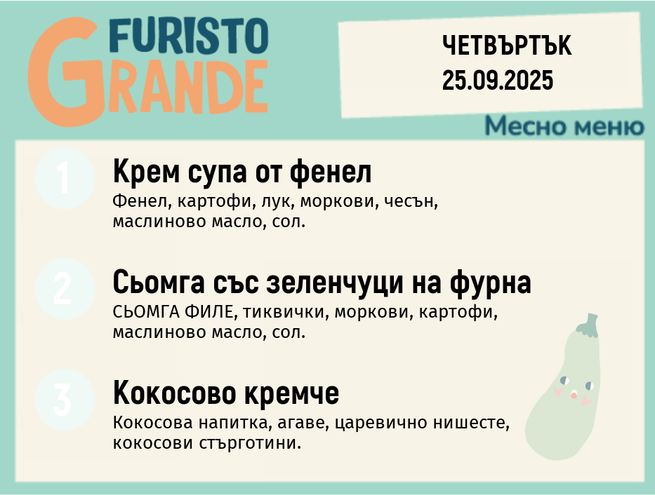 Меню 25.09 месно 300гр.