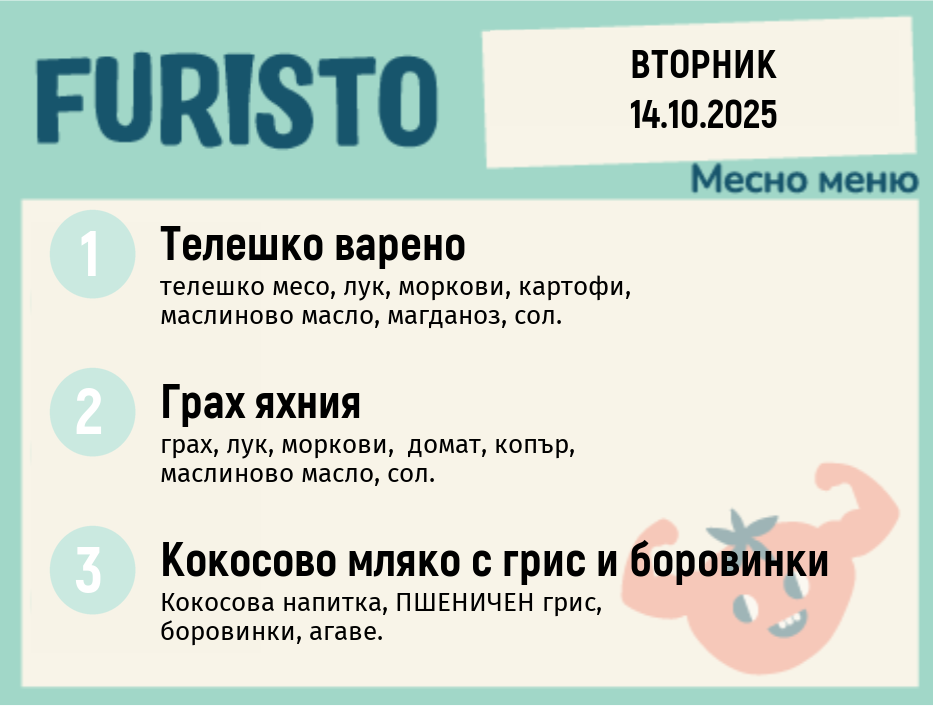 Меню 14.10 месно 200гр.