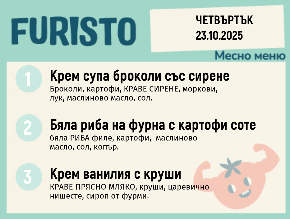 Меню 23.10 месно 200гр.