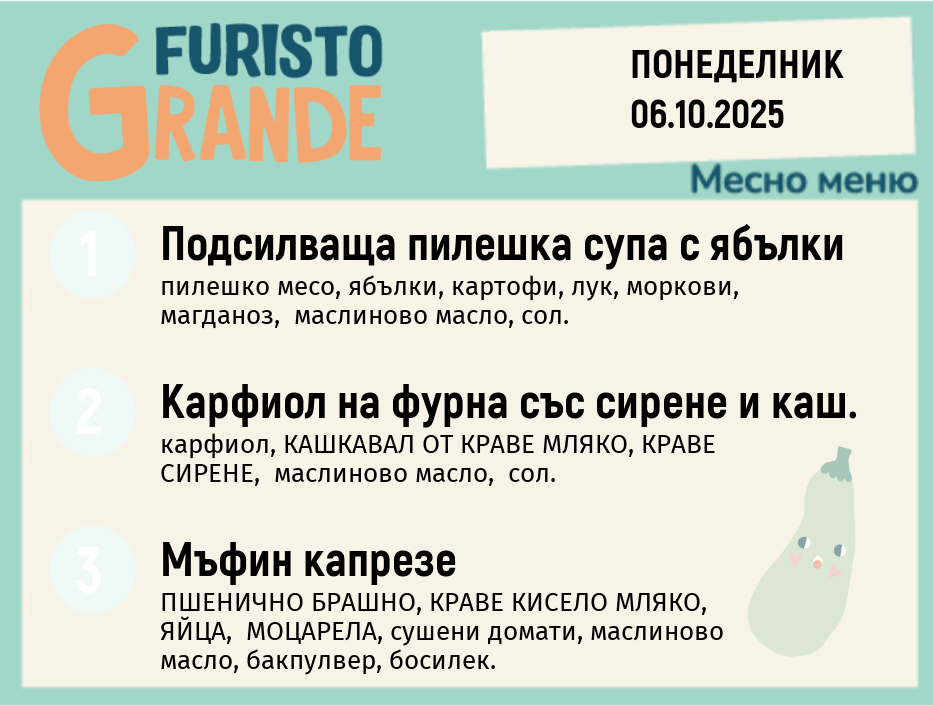 Меню 06.10 месно 300гр. 