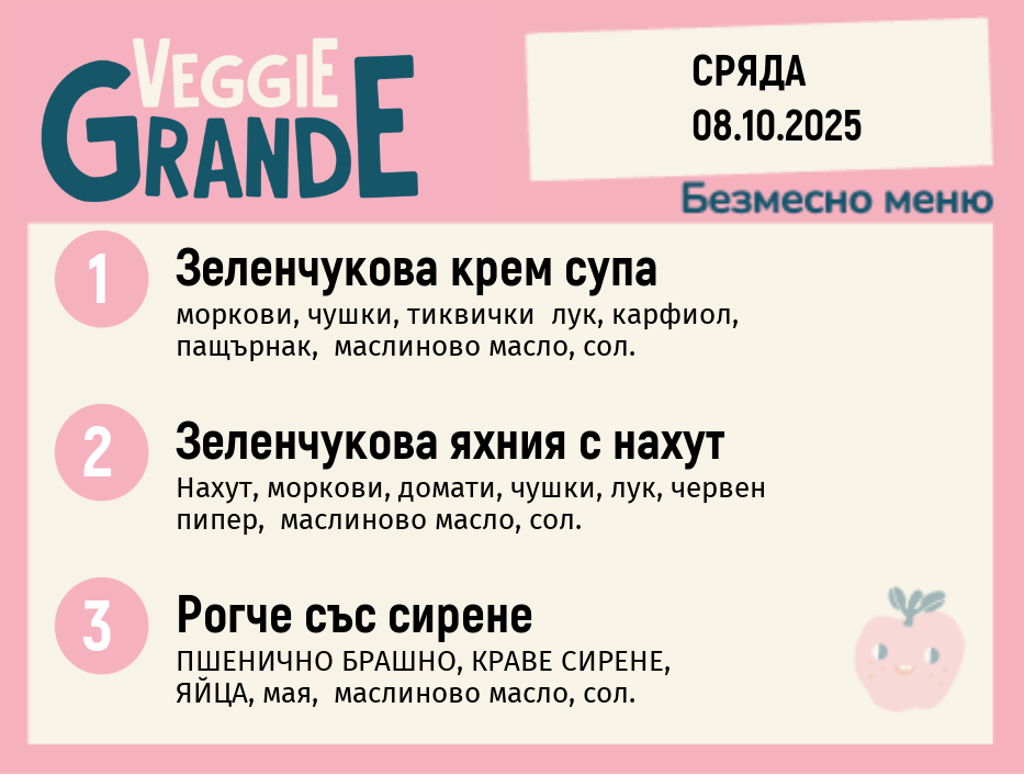 Меню 08.10 безмесно 300гр.