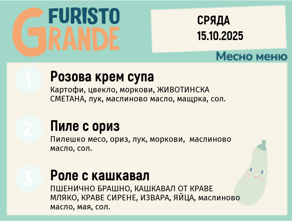 Меню 15.10 месно 300гр.