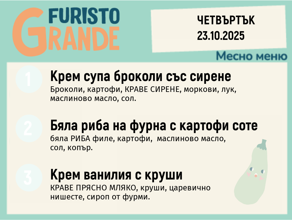 Меню 23.10 месно 300гр.