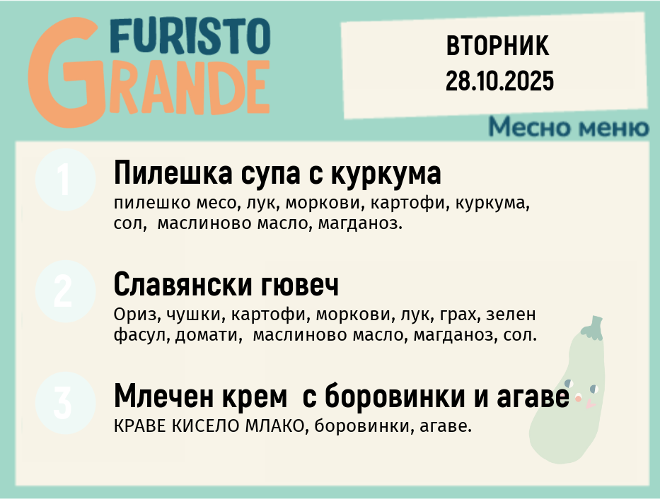 Меню 28.10 месно 300гр. 