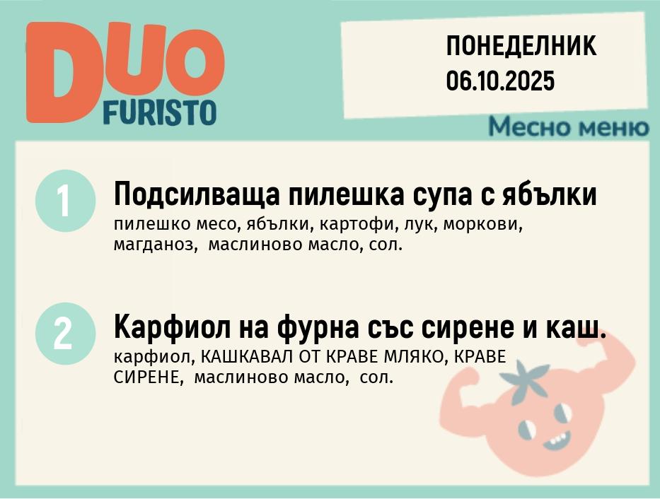 Меню 06.10 DUO 200гр.