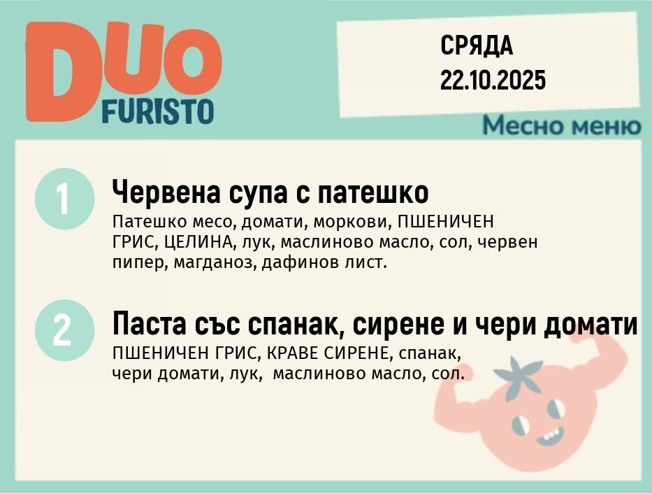 Меню 22.10 DUO 200гр.